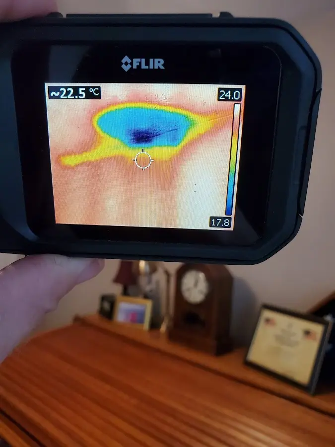 Thermal imaging inspection for water damage in Millcreek