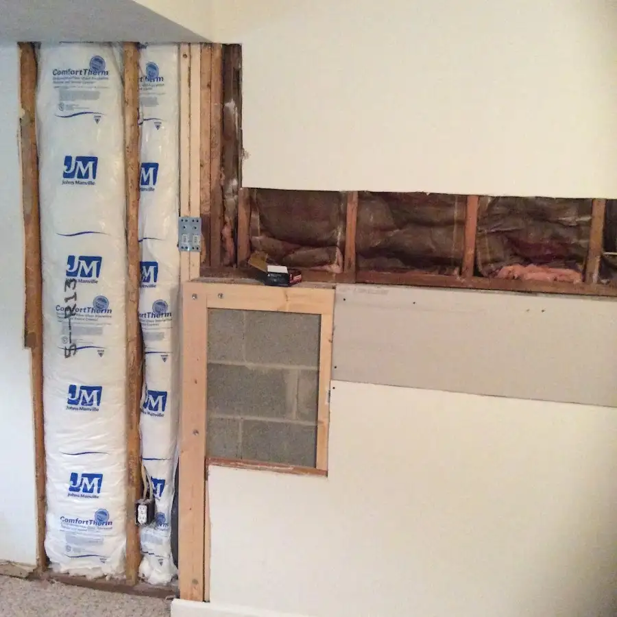 Wall insulation replacement during Structural Drying in Millcreek